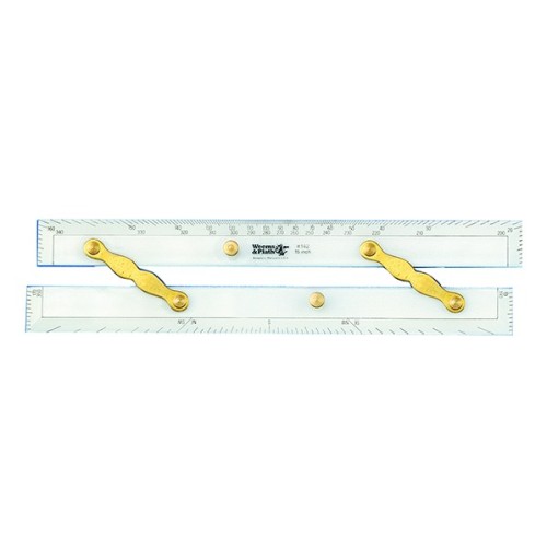 Weems & Plath Parallelliniaal Messing Armen Deluxe - 381 mm