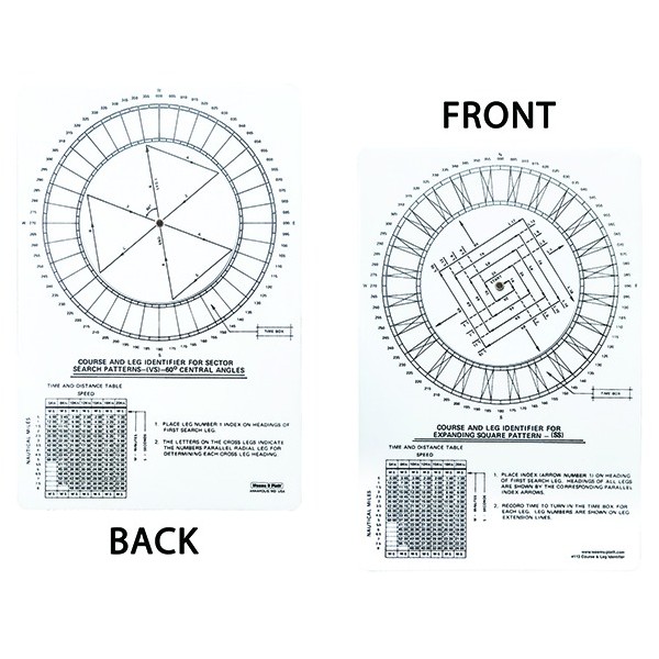 Weems & Plath Course & Leg Identifier Zoekpatroon Plotter