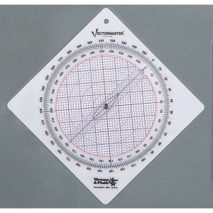 Weems & Plath Vectormaster Ronde Rekenschijf Dubbelzijdig 2
