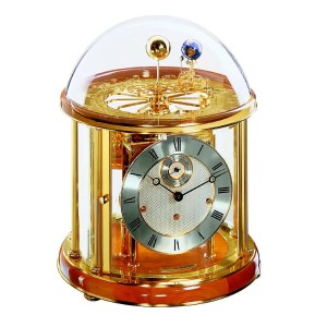 Hermle Tellurium Messing – kersenhout en goud