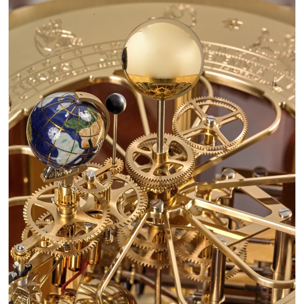 Hermle Tellurium Messing – groen en goud