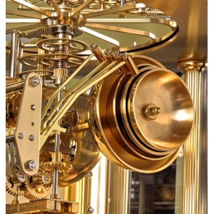 Hermle Tellurium Messing – rood en goud 2