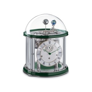 Hermle Tellurium Chroom – groen, Westminster op klokken