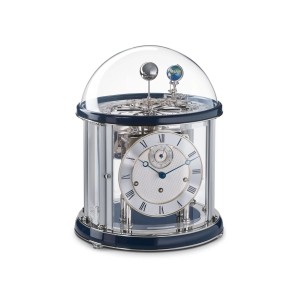 Hermle Tellurium Chroom – blauw, dierenriem en kalender