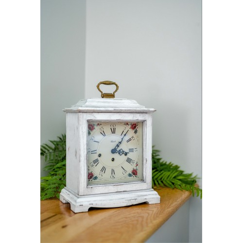 Hermle tafelklok Austen – wit used-look, mechanisch Westminster