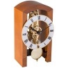Hermle design-tafelklok Boston – kersenhout, mechanisch skeletwerk