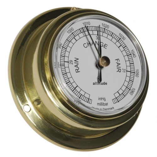 Altitude Barometer Engels Messing - 95 mm