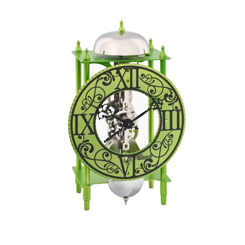 Hermle tafelklok York – groen, skeletwerk