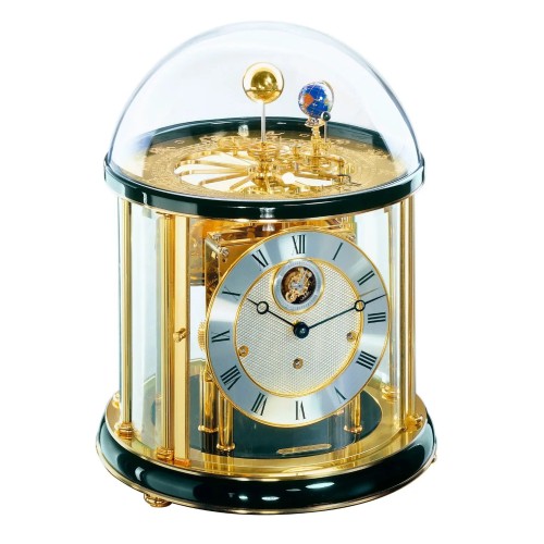 Hermle Tellurium Tourbillon Messing – zwart en goud