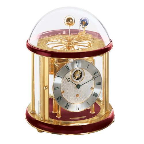 Hermle Tellurium Tourbillon Messing – rood en goud