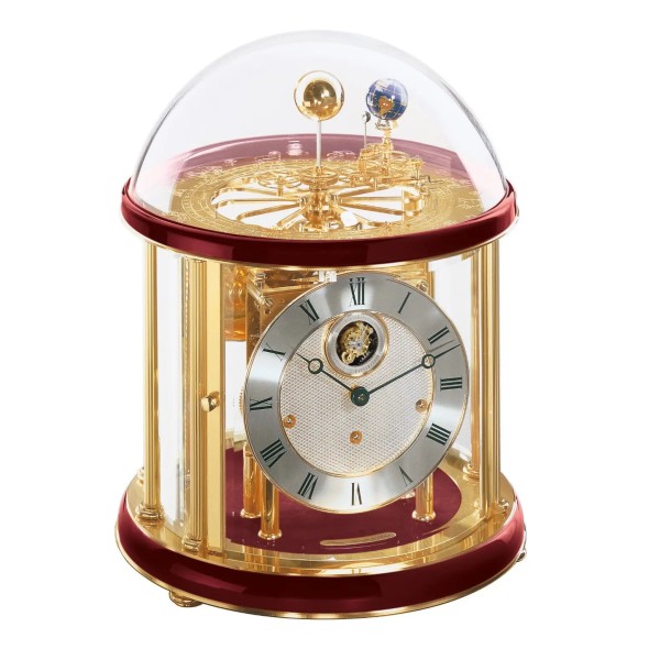 Hermle Tellurium Tourbillon Messing – rood en goud