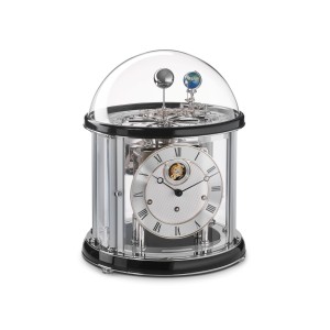 Hermle Tellurium Tourbillon Chroom – zwart