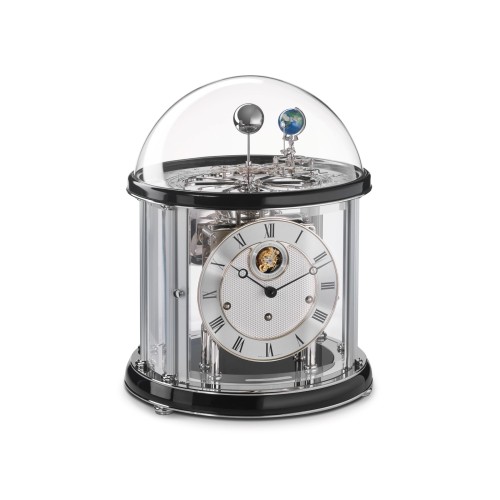 Hermle Tellurium Tourbillon Chroom – zwart
