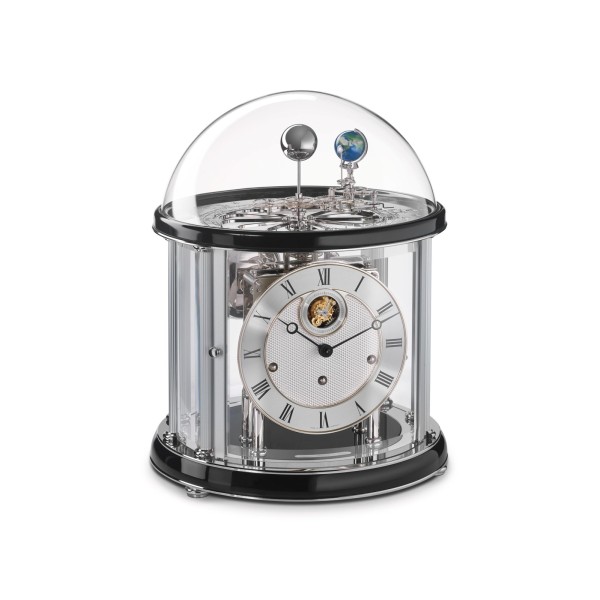 Hermle Tellurium Tourbillon Chroom – zwart