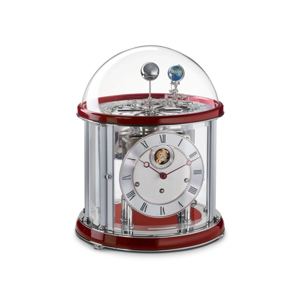 Hermle Tellurium Tourbillon Chroom – rood