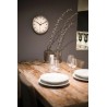 Hermle wandklok Grand Central – geborsteld staal, quartz