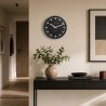 Hermle wandklok Grand Central – zwart, quartz