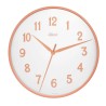 Hermle wandklok Aria II – roségoud-wit, Ø 40 cm