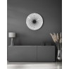 Hermle wandklok 118 Zeiger – wit-zwart, Ø 50 cm