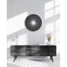 Hermle wandklok 118 Zeiger – zwart-wit, Ø 50 cm
