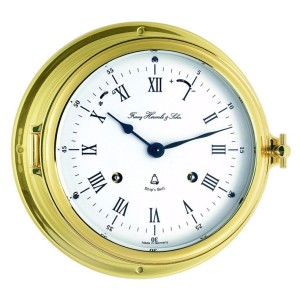 Hermle scheepsklok Norfolk – messing, witte wijzerplaat