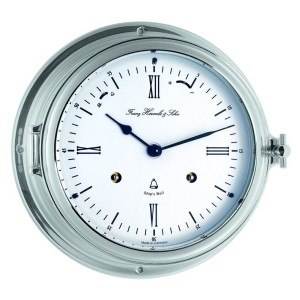 Hermle scheepsklok Southampton – vernikkeld, witte wijzerplaat 2