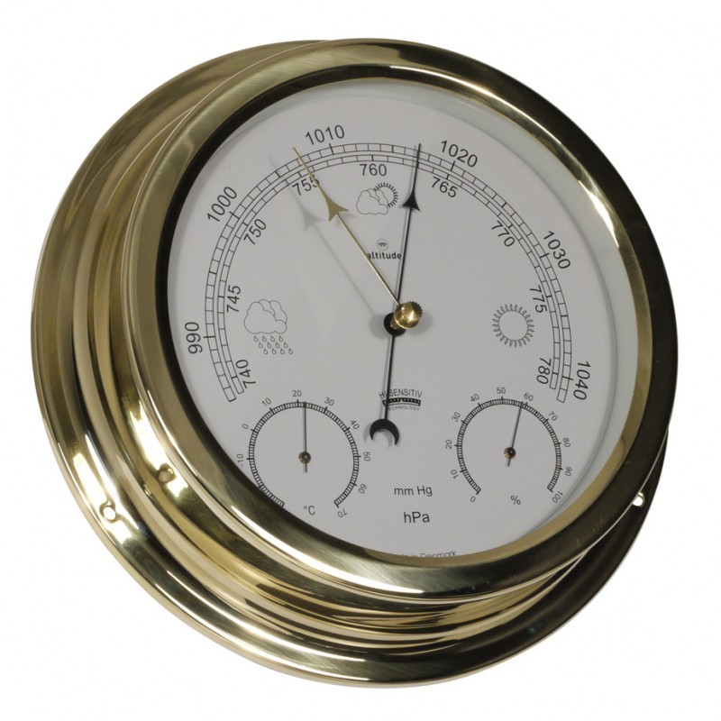 Barometer Thermometer Hygrometer, 3 in 1 barometers voor thuis, binnen buiten weer barometrische manometer voor thuis, barometer analoog weerstation