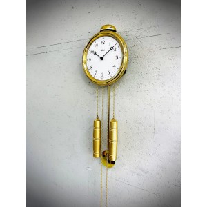 Hermle messing wandklok Neasden II – lierslinger, 8 dagen 2