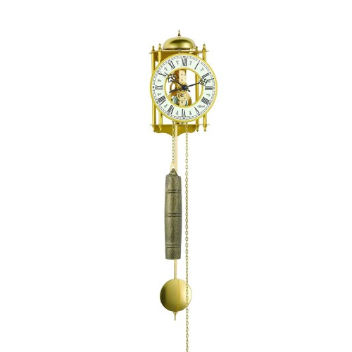 Hermle skelet-wandklok Ravensburg – goud