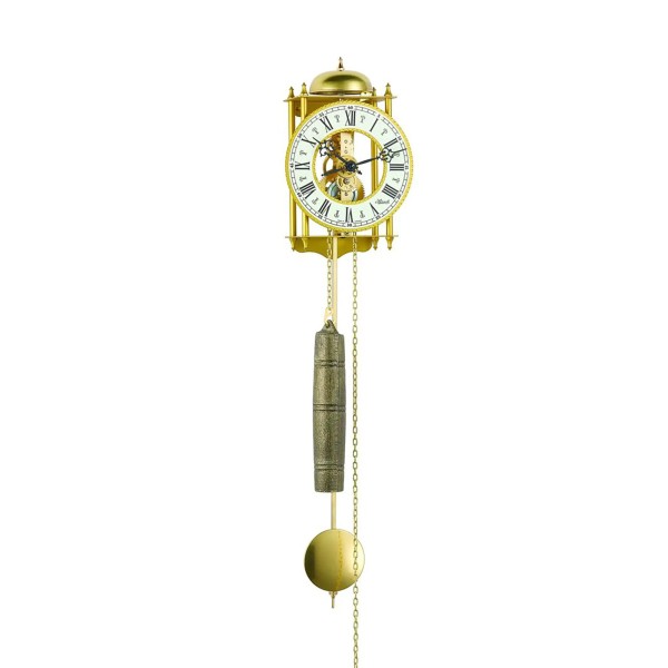 Hermle skelet-wandklok Ravensburg – goud