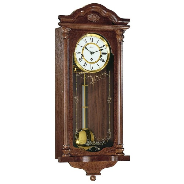 Hermle regulateur Fulham – notenhout, mechanisch Westminster