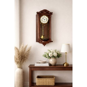 Hermle regulateur Fulham – notenhout, quartz 2