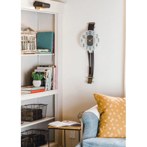 Hermle quartz-pendelklok Kennington – antraciet