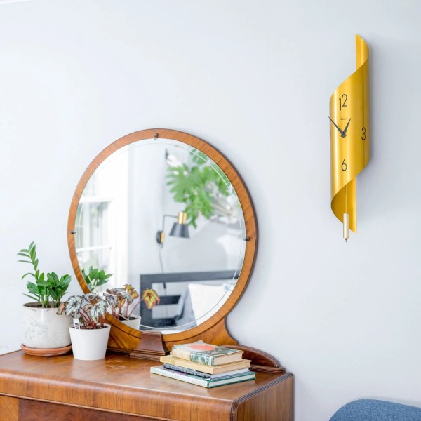 Hermle wandklok Savanna II – goud, quartz