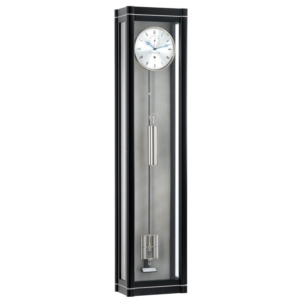 Hermle precisieregulateur Kingsland – matzwart, maandloper