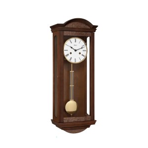 Hermle wandklok Isabella – halfuurslag, notenhout 2