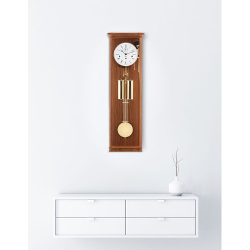 Hermle regulateur William – kersenhout en messing
