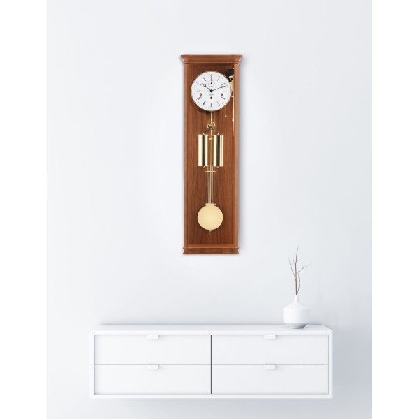 Hermle regulateur William – kersenhout en messing