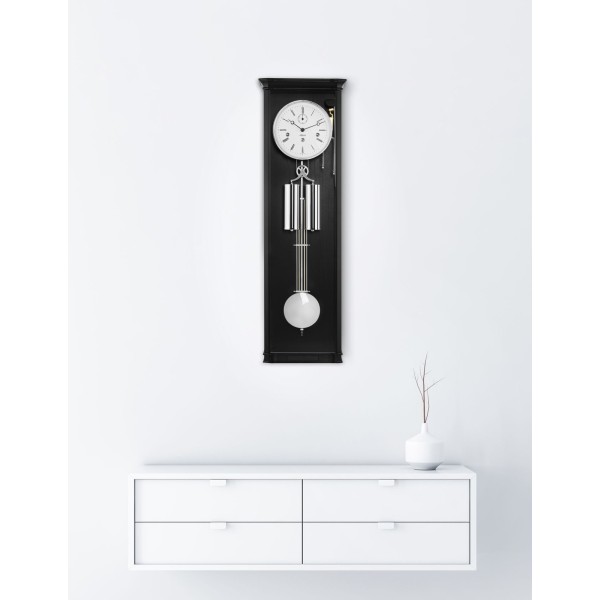 Hermle regulateur William – zwart en nikkel