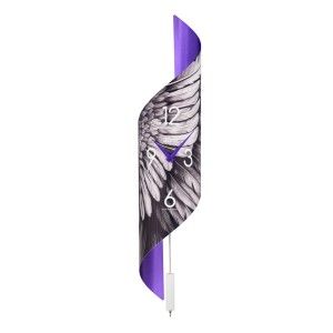 Hermle wandklok Savanna II – vleugelprint, quartz