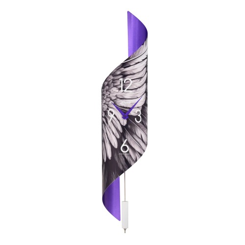 Hermle wandklok Savanna II – vleugelprint, quartz