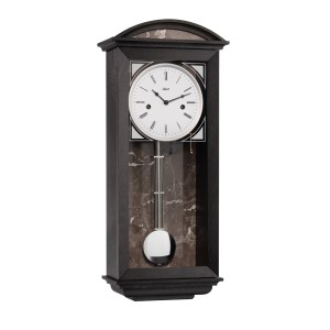 Hermle regulateur Newport – zwart, halve-uurslag, 14 dagen
