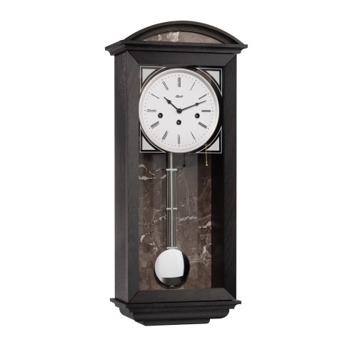 Hermle regulateur Newport – zwart, Westminster, 8 dagen