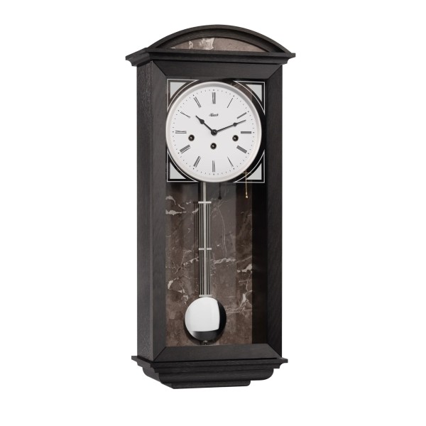 Hermle regulateur Newport – zwart, Westminster, 8 dagen