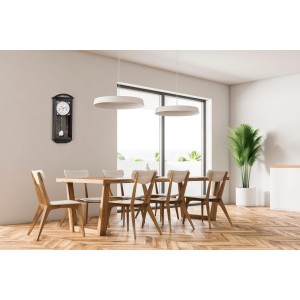 Hermle regulateur Newport – zwart, Westminster, 8 dagen 2