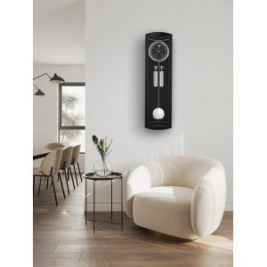 Hermle regulateur Mornington II – zwart met donkere wijzerplaat