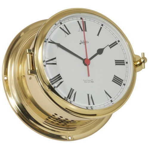 Schatz 1881 Royal 180 Quartz Klok Glazen Slaand Romeins Messing
