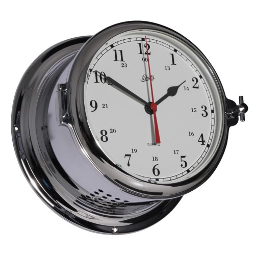 Schatz 1881 Royal 180 Quartz Klok Arabisch Verchroomd Messing
