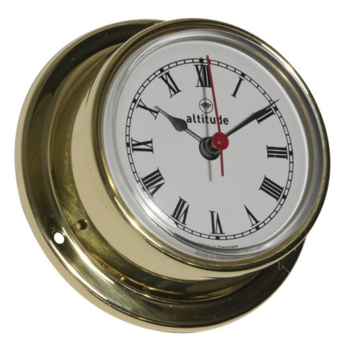 Altitude Quartz Klok Romeins Messing - 71 mm