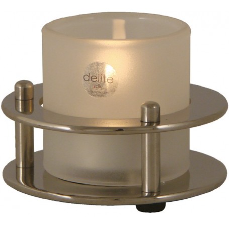 Delite Porthole Waxinelichthouder Glanzend RVS - Delite - Olielampen - 603302